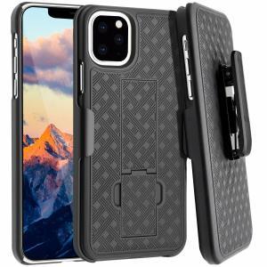 iPhone 16E Premium FITTED COMBO CASE Holster & Protective Shell w/Kickstand & Belt Clip